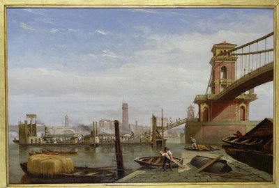 Hungerford Pier, c.1850 by English School